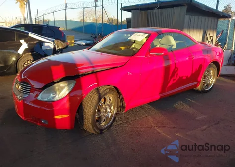 2002 Lexus Sc 430 z USA, uszkodzony, nr VIN JTHFN48Y320008866